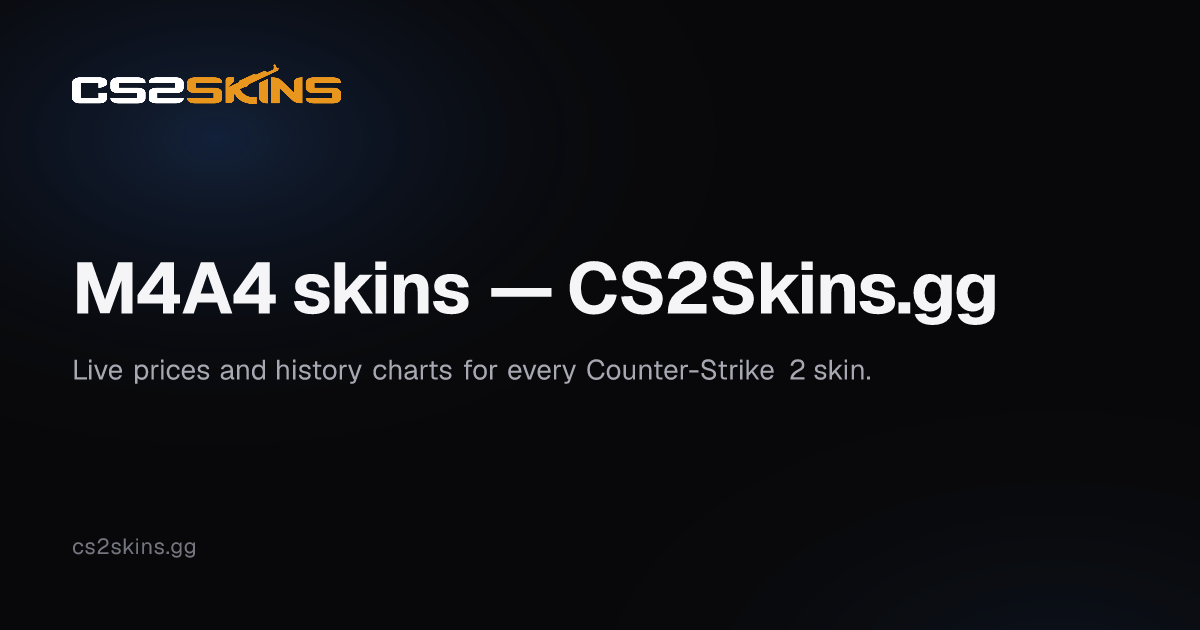 M4A4 skins — CS2Skins.gg