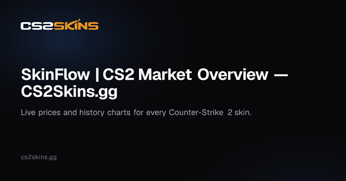 SkinFlow | CS2 Market Overview — CS2Skins.gg